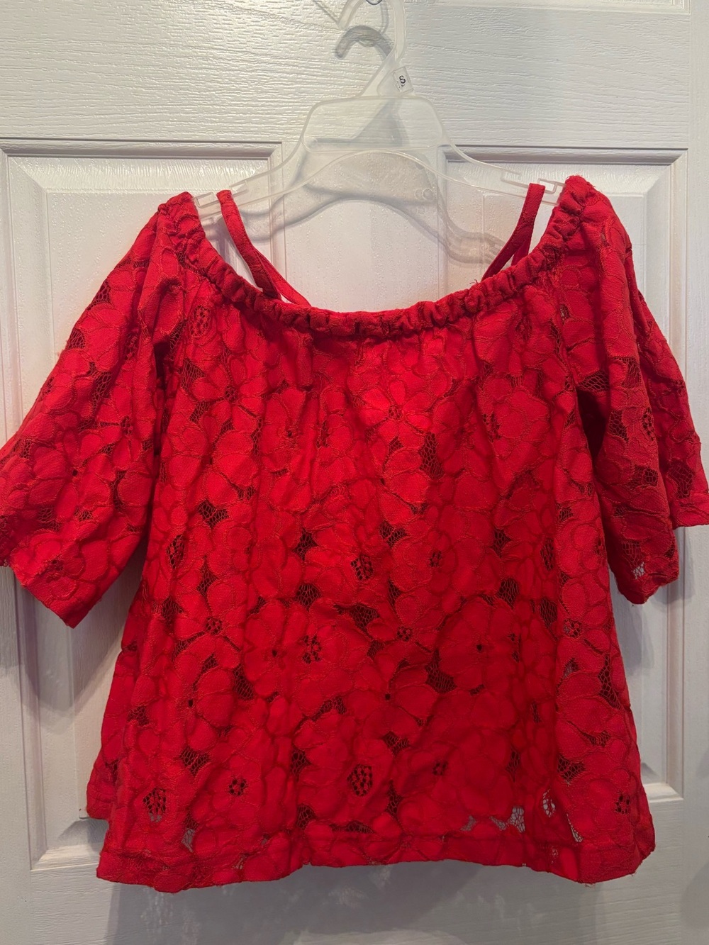 Jack BB Dakota Red Lace Top